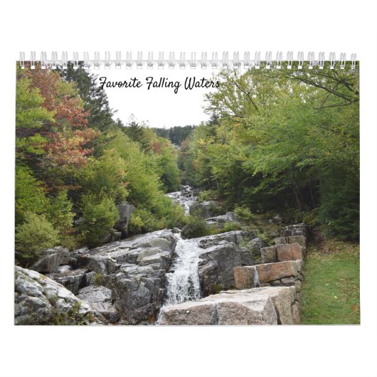 Fallender Wasser-Lieblingswandkalender Kalender (Titelbild)