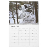 Fallender Wasser-Lieblingswandkalender Kalender (Feb 2027)