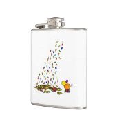 fallendes Blätter Flachmann (Links)