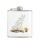 fallendes Blätter Flachmann (Vorderseite)