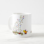 fallendes Blätter Kaffeetasse (Vorderseite Links)
