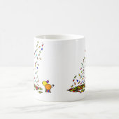 fallendes Blätter Kaffeetasse (Mittel)
