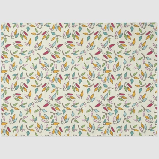 Fallendes Ficus-Blätter-Gewebepapier Seidenpapier (Vorderseite)