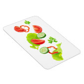 Fallendes frisches Gemüse Magnet (Rechte Seite)