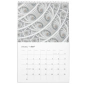 "Fallendes" gewundenes Fraktal Kalender (Jan 2027)