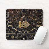 Fallendes Leder und Gold Mousepad (Mit Mouse)