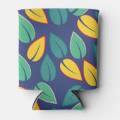 Fallendes Muster für grüne und gelbe Blätter Dosenkühler (Vorderseite)