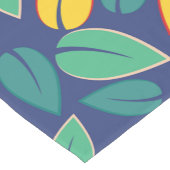 Fallendes Muster für grüne und gelbe Blätter Kurzer Tischläufer (Ecke)