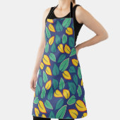 Fallendes Muster für grüne und gelbe Blätter Schürze (InSitu)