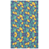 Fallendes Muster für grüne und gelbe Blätter Tischdecke (Vorderseite)