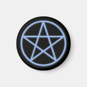 Fallendes Pagan-Pentagramm Magnet