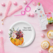 fallendes Party, Kürbis, Herbst, Fall Papierplatte Pappteller (Party)