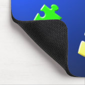 Fallendes Puzzlespiele mousepad (Ecke)