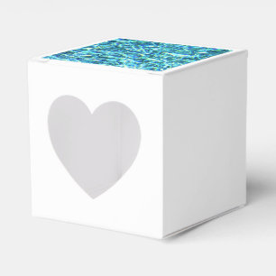 Fallendes schimmerndes Wasser Geschenkschachtel