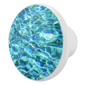 Fallendes schimmerndes Wasser Keramikknauf (Rechts)