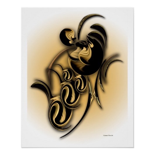 "Fallendes Thema aus dem autochthonen Kontext", Po Poster (Vorderseite)