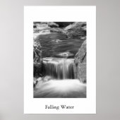 Fallendes Wasser Poster (Vorne)