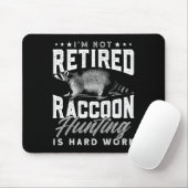 Fallenjagd Ruhende Coon Hunter Raccoon Jagd Mousepad (Mit Mouse)