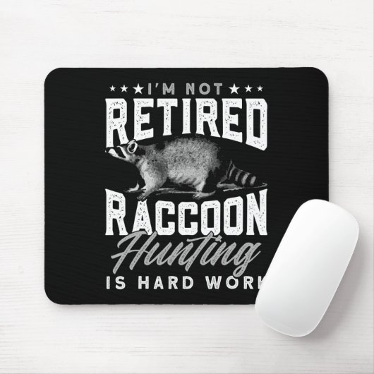 Fallenjagd Ruhende Coon Hunter Raccoon Jagd Mousepad (Mit Mouse)