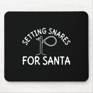 Fallenstellen für den Weihnachtsmann - Drahtfalle Mousepad