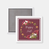 Fallernte Natur mit anpassbarem Text Magnet (Vorderseite/Rückseite)