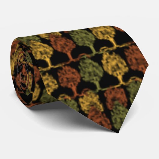 Fallfarben Krawatte (Gerollt)