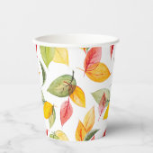 Fallfarben Pappbecher (Vorderseite)