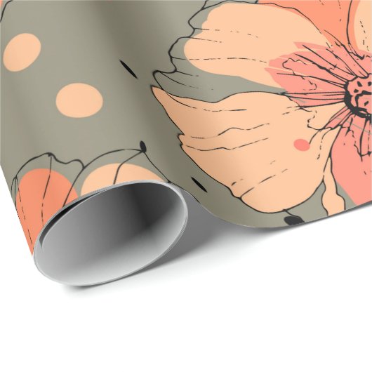 FALLFARBPAPIER GESCHENKPAPIER (Rolleneckpunkt)