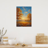 Fallfeld Poster (Küche)