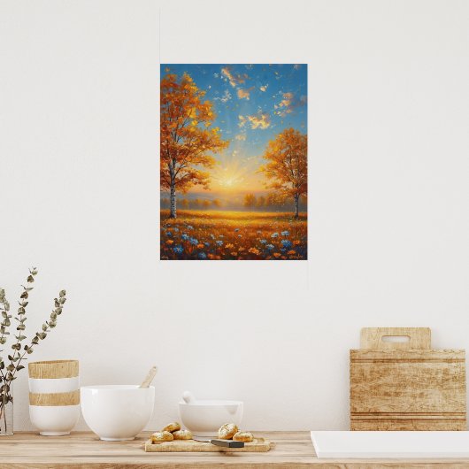 Fallfeld Poster (Küche)