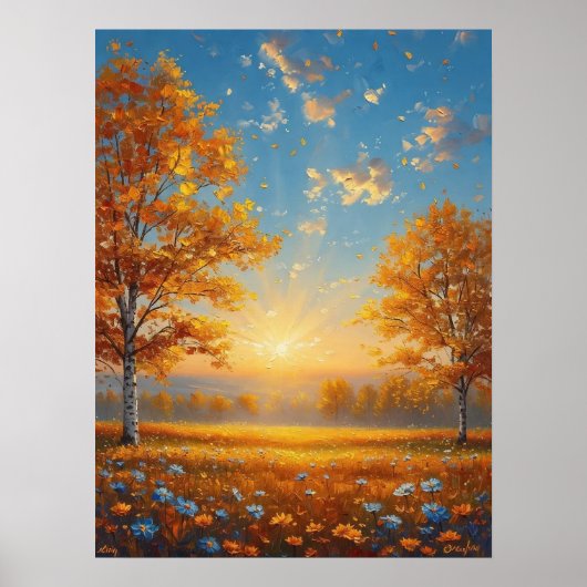 Fallfeld Poster (Vorne)