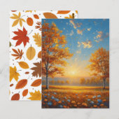 Fallfeld Postkarte (Vorne/Hinten)