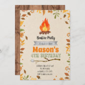 Fallfeuer-Party Einladung (Vorne/Hinten)