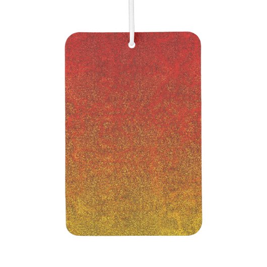 Fallflame-Glitzer-Gradient Autolufterfrischer (Vorderseite)
