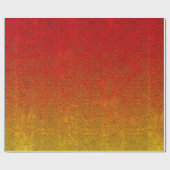 Fallflame-Glitzer-Gradient Geschenkpapier (Flach)