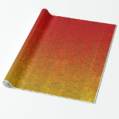 Fallflame-Glitzer-Gradient Geschenkpapier (Ungerollt)