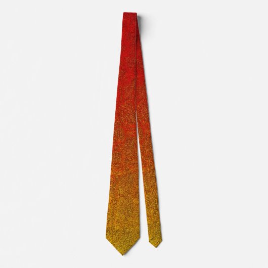 Fallflame-Glitzer-Gradient Krawatte (Vorderseite)