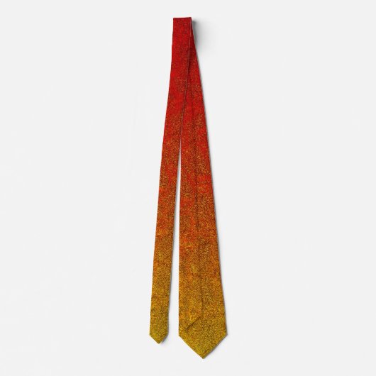 Fallflame-Glitzer-Gradient Krawatte (Rückseite)