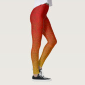 Fallflame-Glitzer-Gradient Leggings (Rechts)