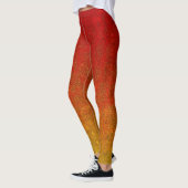 Fallflame-Glitzer-Gradient Leggings (Links)