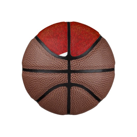 Fallflame-Glitzer-Gradient Mini Basketball (Rechts)