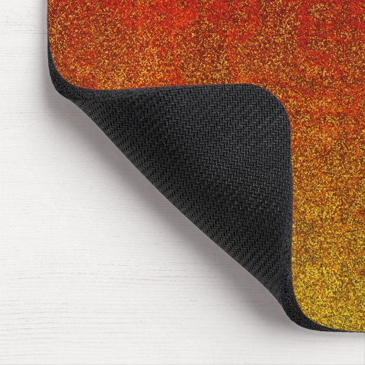 Fallflame-Glitzer-Gradient Mousepad (Ecke)