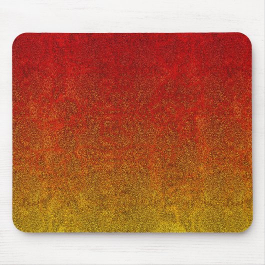 Fallflame-Glitzer-Gradient Mousepad (Vorne)
