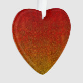 Fallflame-Glitzer-Gradient Ornament (Vorderseite)