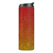 Fallflame-Glitzer-Gradient Thermosbecher (Nach links gedreht)