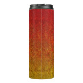 Fallflame-Glitzer-Gradient Thermosbecher (Rückseite)