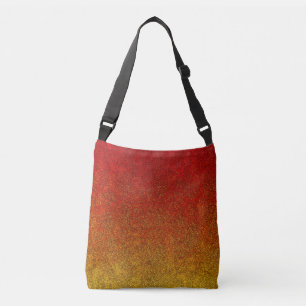 Fallflame-Glitzer-Gradient Tragetaschen Mit Langen Trägern