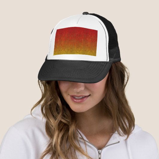 Fallflame-Glitzer-Gradient Truckerkappe (Beispiel)