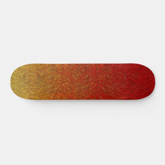 Fallflamme Glitzer-Gradient Skateboard (Horizontal)