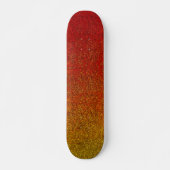 Fallflamme Glitzer-Gradient Skateboard (Vorne)
